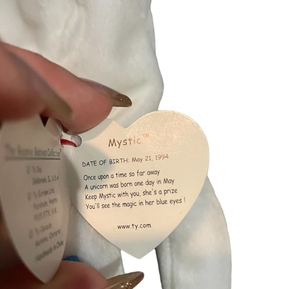 Mystic Unicorn TY Baby 1994 - Picture 2 of 3